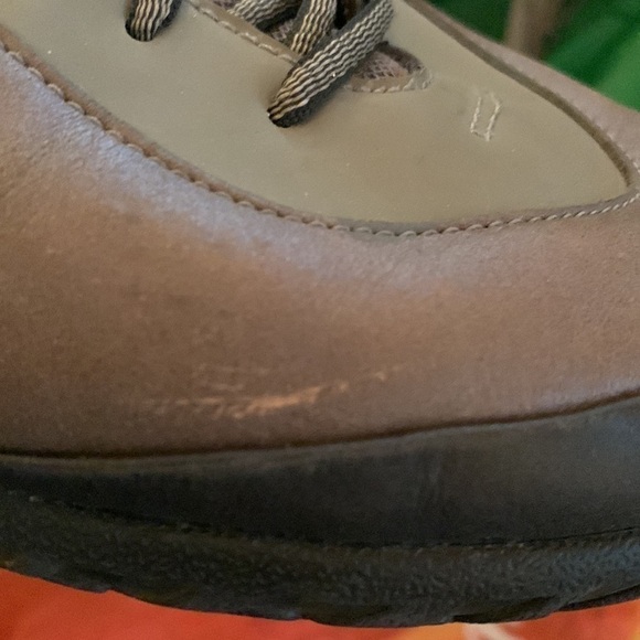 Merrell sz 10 Enlighten Shine Brown Leather Hiking Walking Shoes Ladies' - Picture 11 of 11